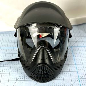 Tippman Paintball Mask with visor and neck strap Black excellent condition.